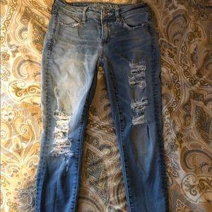 american eagle outfitters super stretch jeans